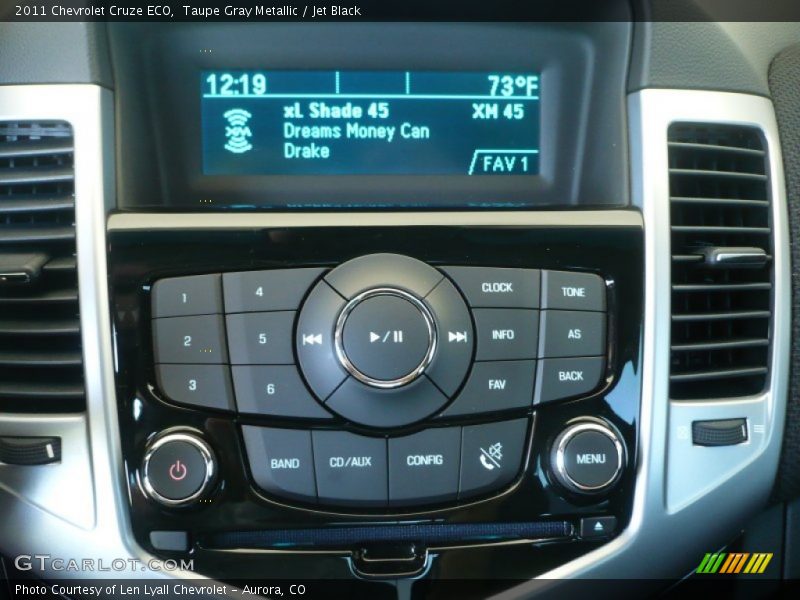 Controls of 2011 Cruze ECO