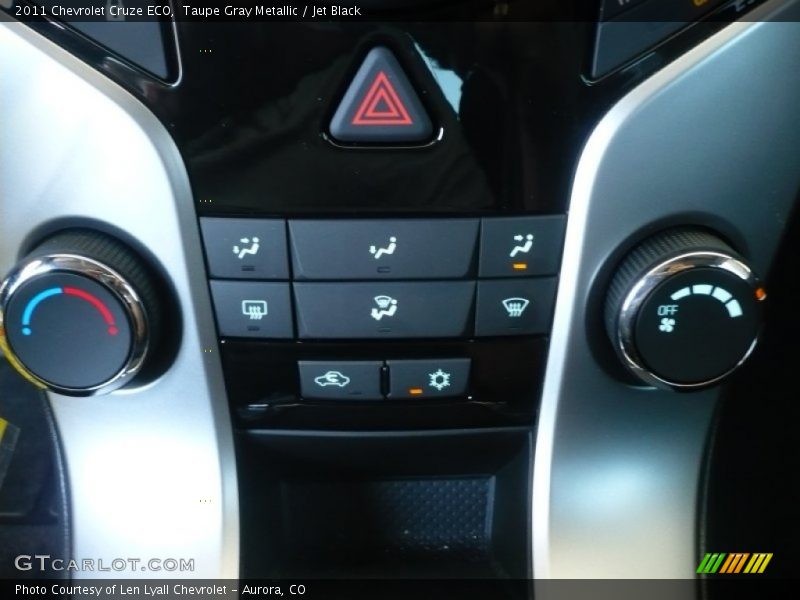 Taupe Gray Metallic / Jet Black 2011 Chevrolet Cruze ECO