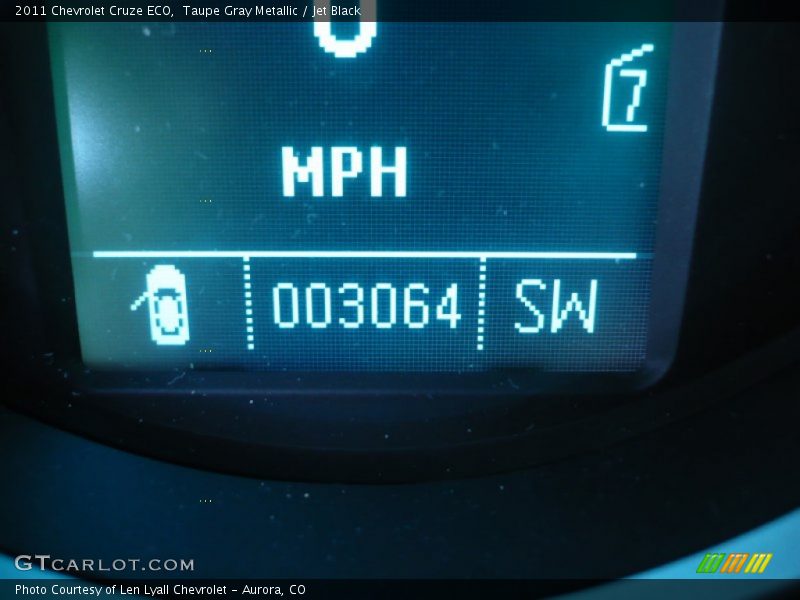 Taupe Gray Metallic / Jet Black 2011 Chevrolet Cruze ECO