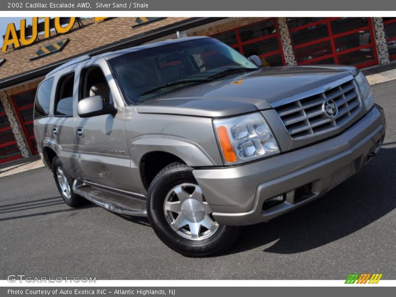 Silver Sand / Shale 2002 Cadillac Escalade AWD