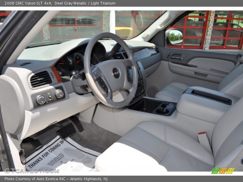 Steel Gray Metallic / Light Titanium 2008 GMC Yukon SLT 4x4