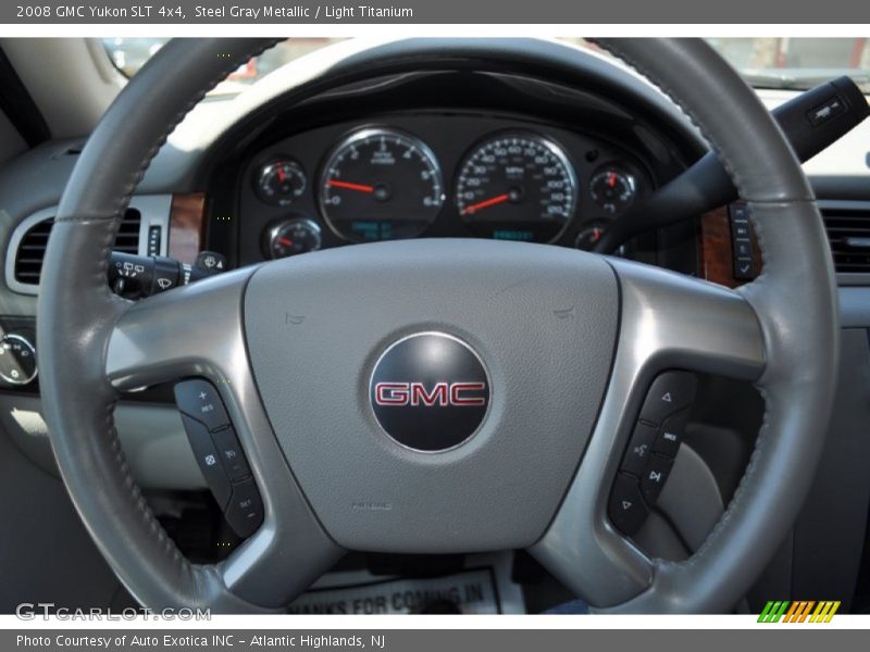 Steel Gray Metallic / Light Titanium 2008 GMC Yukon SLT 4x4
