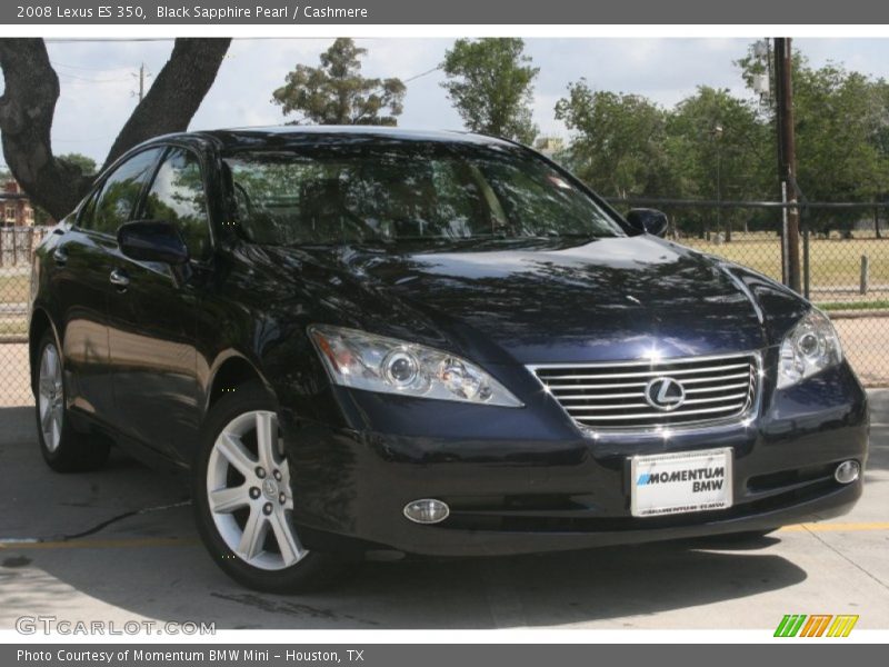 Black Sapphire Pearl / Cashmere 2008 Lexus ES 350