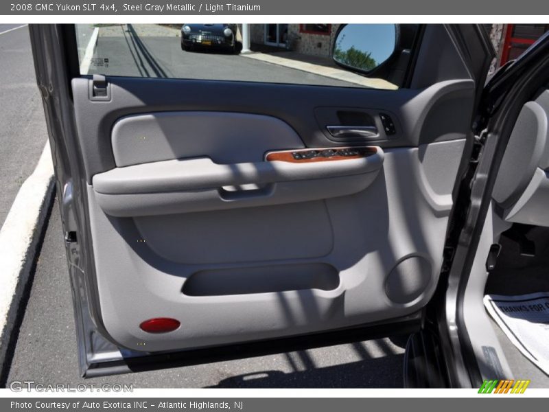 Steel Gray Metallic / Light Titanium 2008 GMC Yukon SLT 4x4