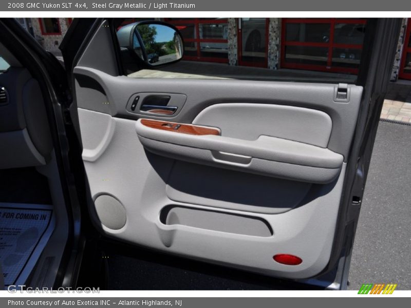Steel Gray Metallic / Light Titanium 2008 GMC Yukon SLT 4x4