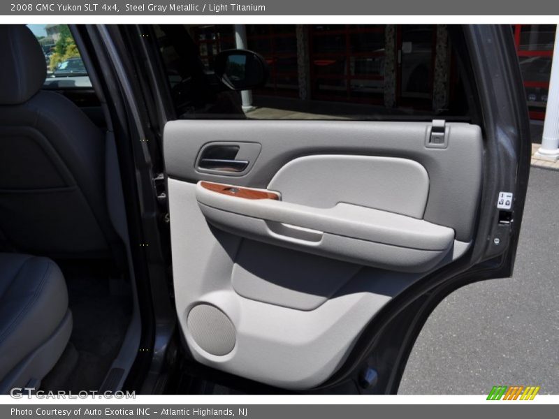 Steel Gray Metallic / Light Titanium 2008 GMC Yukon SLT 4x4
