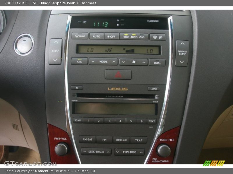 Black Sapphire Pearl / Cashmere 2008 Lexus ES 350