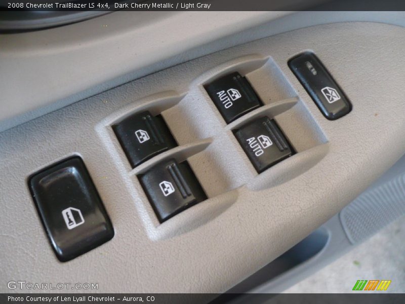 Dark Cherry Metallic / Light Gray 2008 Chevrolet TrailBlazer LS 4x4
