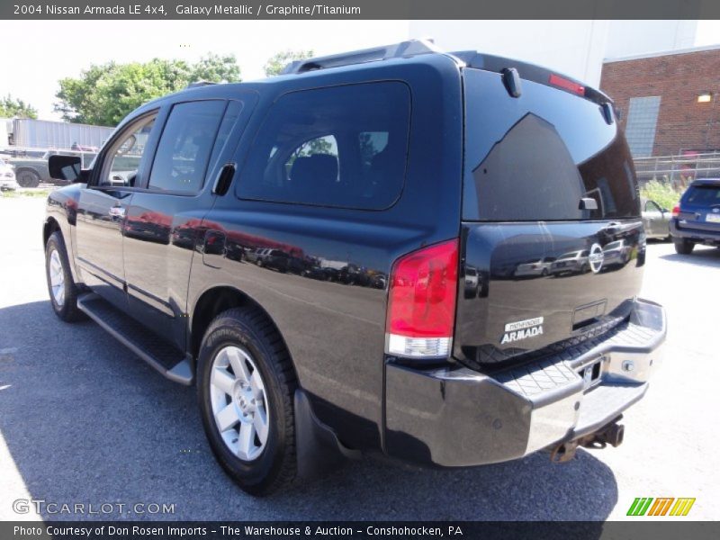 Galaxy Metallic / Graphite/Titanium 2004 Nissan Armada LE 4x4