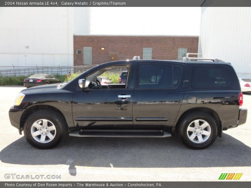 Galaxy Metallic / Graphite/Titanium 2004 Nissan Armada LE 4x4