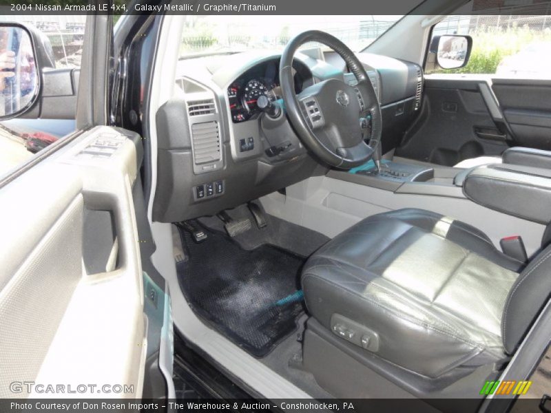 Galaxy Metallic / Graphite/Titanium 2004 Nissan Armada LE 4x4