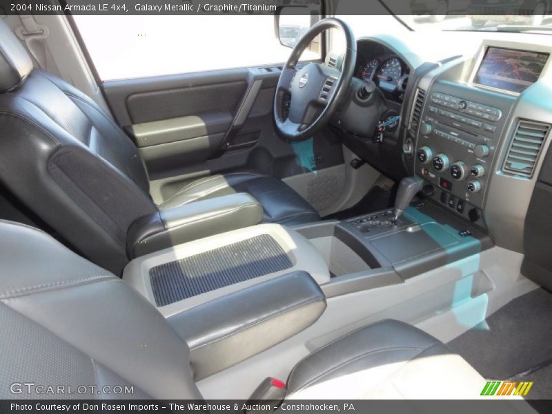 Galaxy Metallic / Graphite/Titanium 2004 Nissan Armada LE 4x4