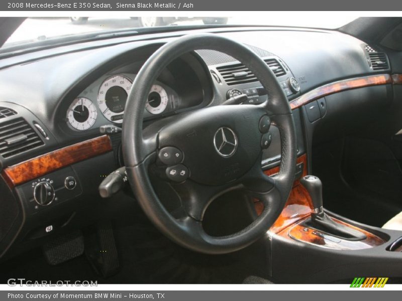 Sienna Black Metallic / Ash 2008 Mercedes-Benz E 350 Sedan
