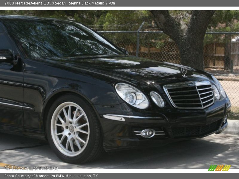Sienna Black Metallic / Ash 2008 Mercedes-Benz E 350 Sedan