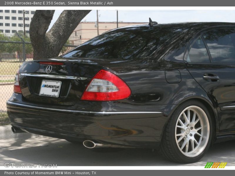 Sienna Black Metallic / Ash 2008 Mercedes-Benz E 350 Sedan