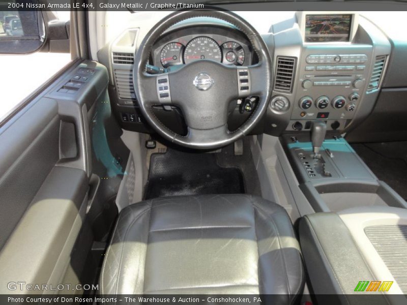 Galaxy Metallic / Graphite/Titanium 2004 Nissan Armada LE 4x4