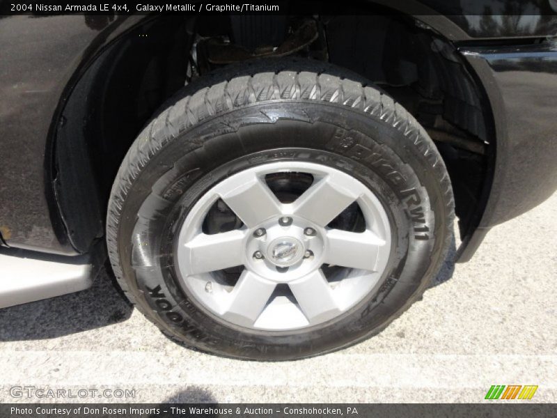 Galaxy Metallic / Graphite/Titanium 2004 Nissan Armada LE 4x4