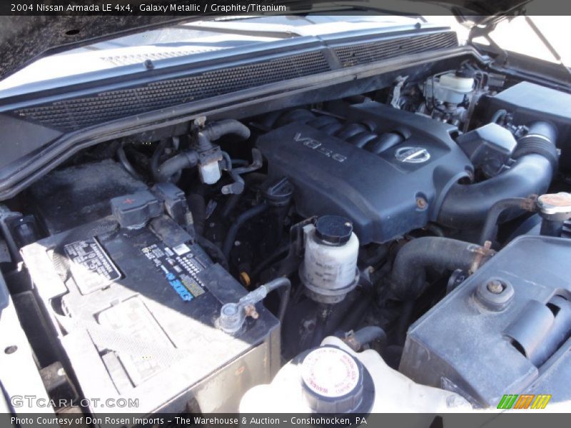 Galaxy Metallic / Graphite/Titanium 2004 Nissan Armada LE 4x4