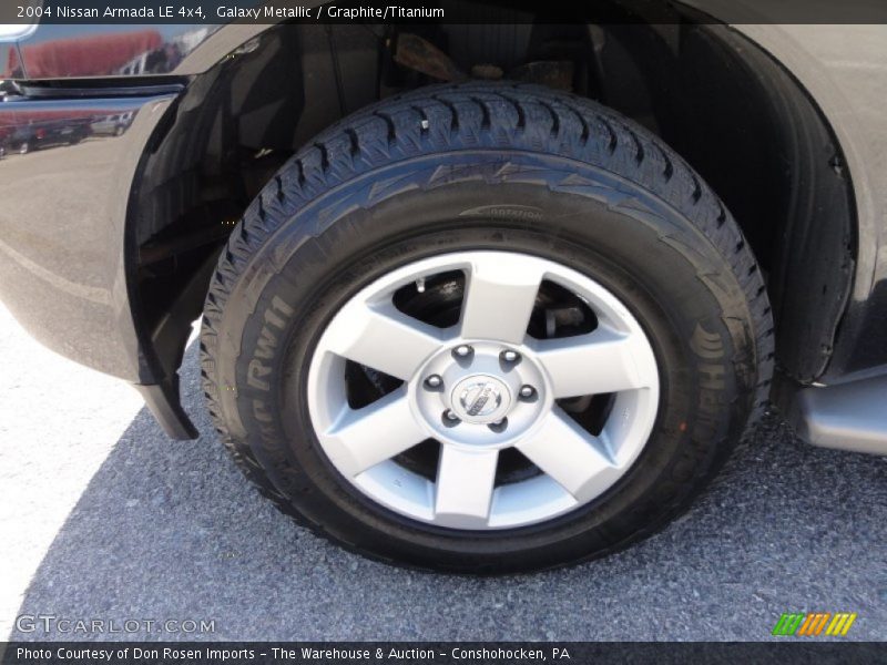 Galaxy Metallic / Graphite/Titanium 2004 Nissan Armada LE 4x4