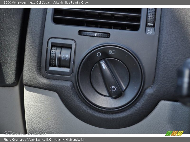 Atlantic Blue Pearl / Gray 2000 Volkswagen Jetta GLS Sedan