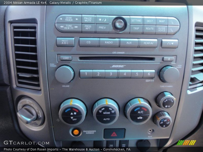 Galaxy Metallic / Graphite/Titanium 2004 Nissan Armada LE 4x4