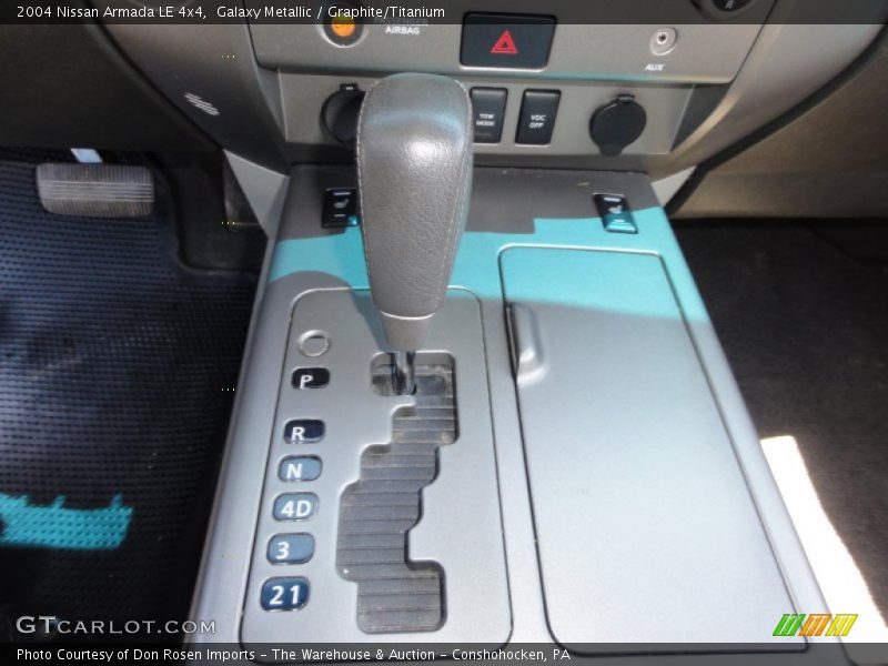 Galaxy Metallic / Graphite/Titanium 2004 Nissan Armada LE 4x4