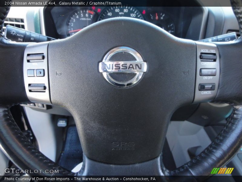 Galaxy Metallic / Graphite/Titanium 2004 Nissan Armada LE 4x4