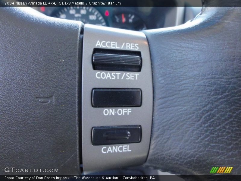 Galaxy Metallic / Graphite/Titanium 2004 Nissan Armada LE 4x4