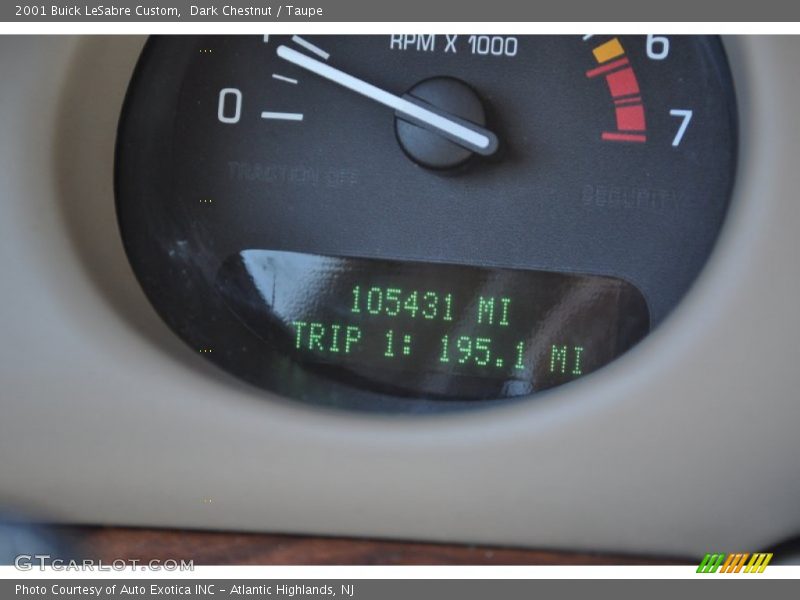 Dark Chestnut / Taupe 2001 Buick LeSabre Custom