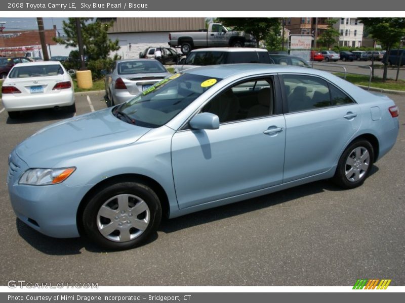 Sky Blue Pearl / Bisque 2008 Toyota Camry LE