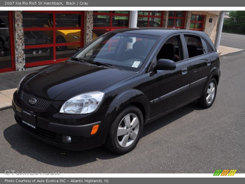 Black / Gray 2007 Kia Rio Rio5 SX Hatchback