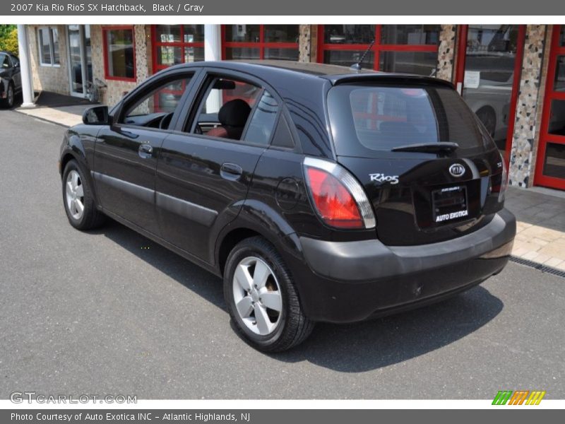 Black / Gray 2007 Kia Rio Rio5 SX Hatchback