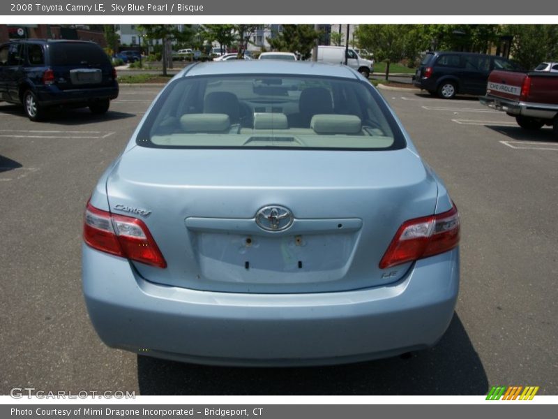 Sky Blue Pearl / Bisque 2008 Toyota Camry LE