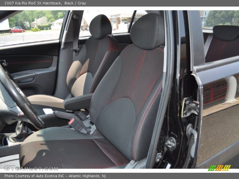 Black / Gray 2007 Kia Rio Rio5 SX Hatchback