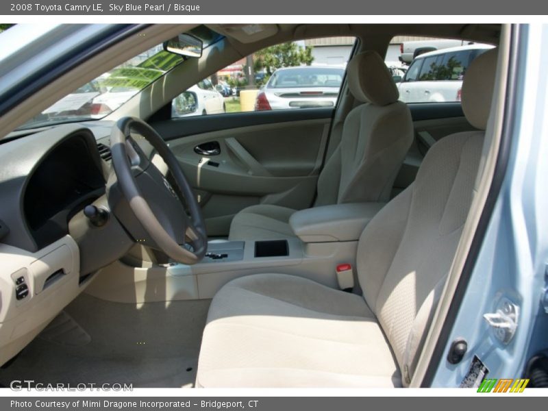 Sky Blue Pearl / Bisque 2008 Toyota Camry LE