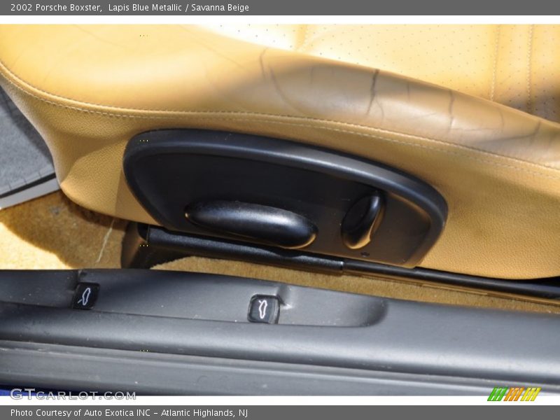 Lapis Blue Metallic / Savanna Beige 2002 Porsche Boxster