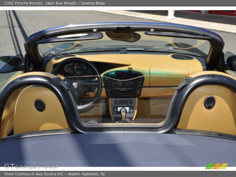 Lapis Blue Metallic / Savanna Beige 2002 Porsche Boxster