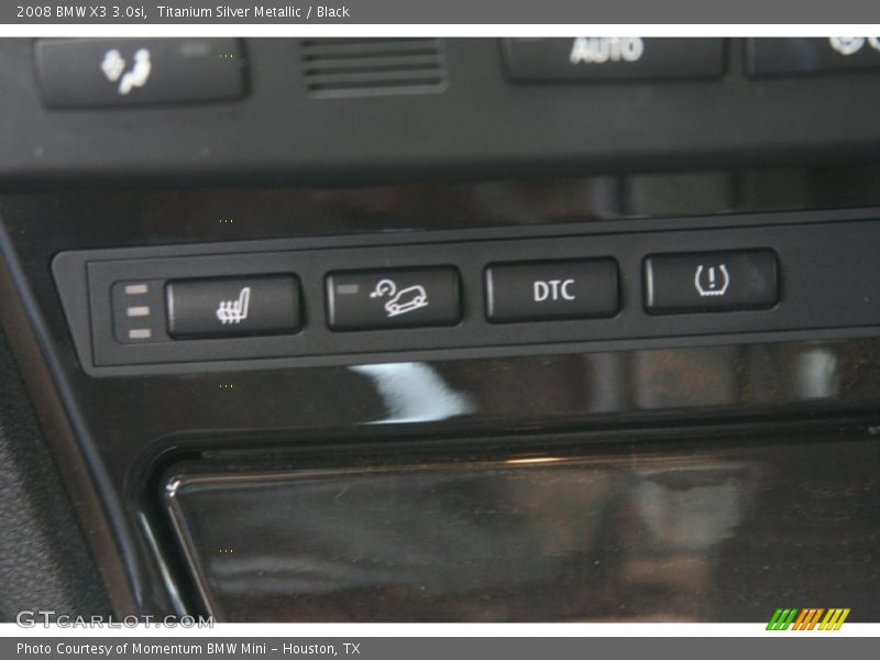 Titanium Silver Metallic / Black 2008 BMW X3 3.0si