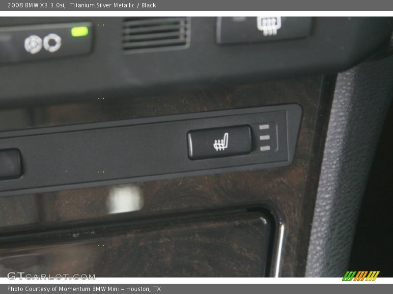 Titanium Silver Metallic / Black 2008 BMW X3 3.0si