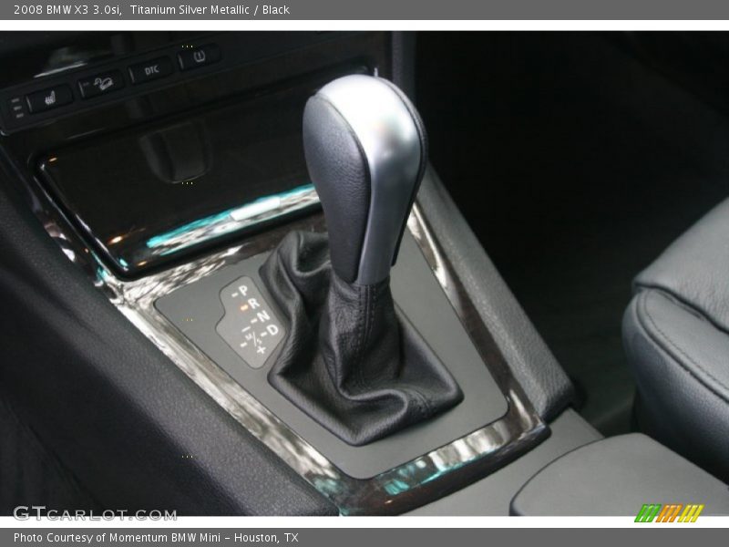 Titanium Silver Metallic / Black 2008 BMW X3 3.0si
