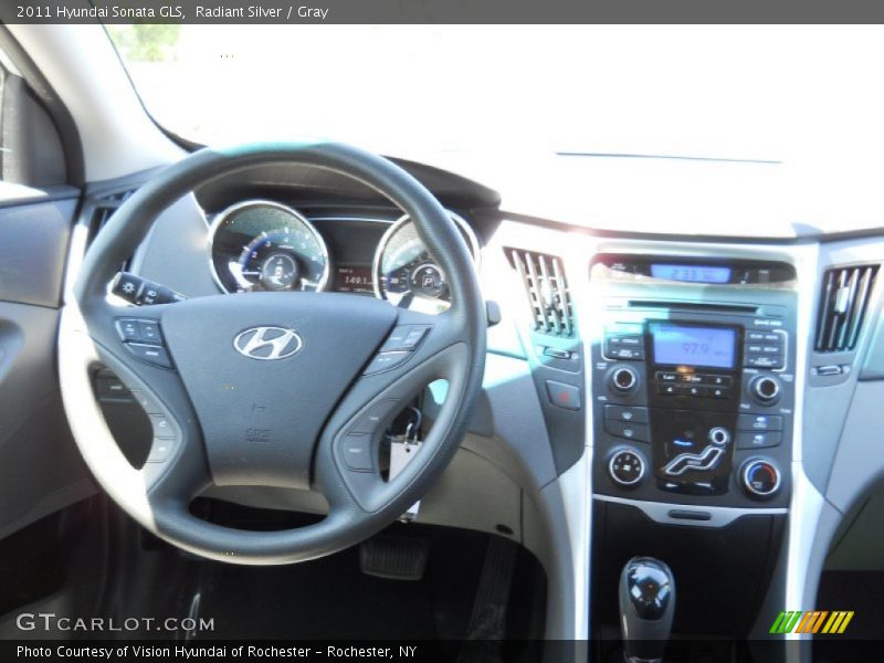 Radiant Silver / Gray 2011 Hyundai Sonata GLS