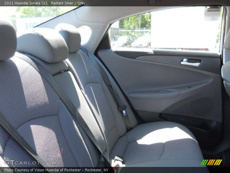 Radiant Silver / Gray 2011 Hyundai Sonata GLS