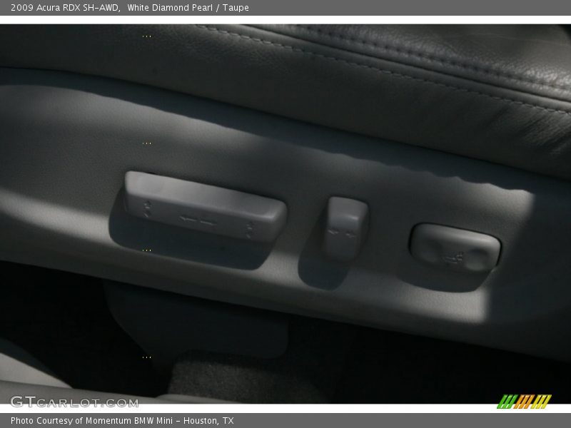 White Diamond Pearl / Taupe 2009 Acura RDX SH-AWD
