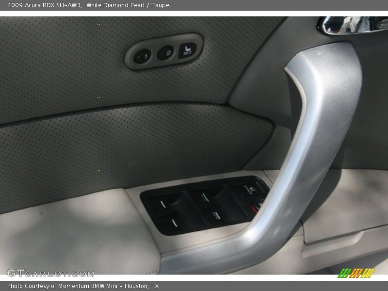 White Diamond Pearl / Taupe 2009 Acura RDX SH-AWD