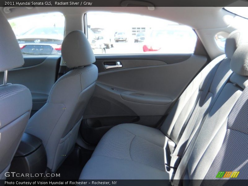 Radiant Silver / Gray 2011 Hyundai Sonata GLS