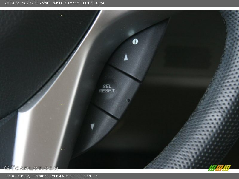 White Diamond Pearl / Taupe 2009 Acura RDX SH-AWD