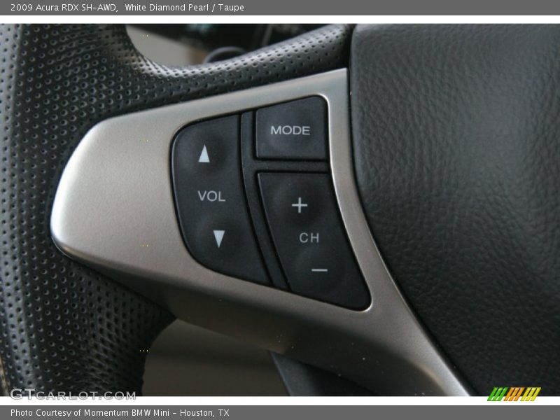 White Diamond Pearl / Taupe 2009 Acura RDX SH-AWD