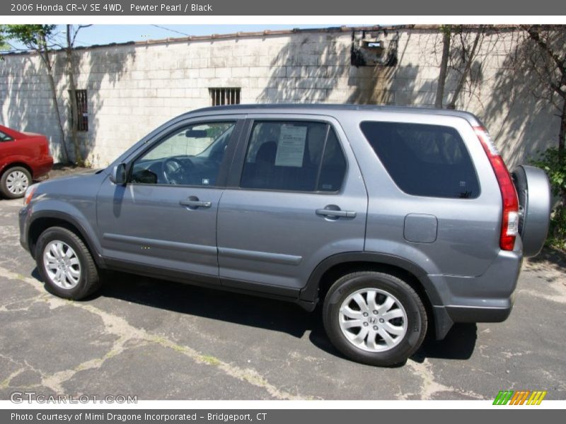 Pewter Pearl / Black 2006 Honda CR-V SE 4WD