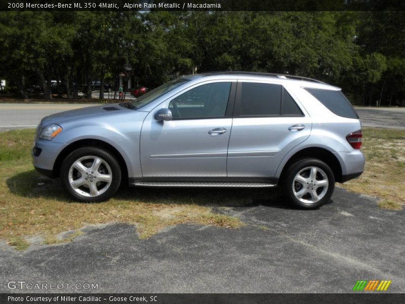 Alpine Rain Metallic / Macadamia 2008 Mercedes-Benz ML 350 4Matic