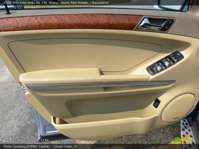 Alpine Rain Metallic / Macadamia 2008 Mercedes-Benz ML 350 4Matic